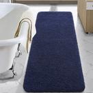 Tapete de banheiro LOCHAS Soft Thick Absorbent Microfiber Navy