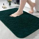 Tapete de banheiro LOCHAS Soft Thick Microfiber 60x43cm Hunter Green Tapete de banheiro LOCHAS Soft Thick Microfiber 60x43cm Hunter Green