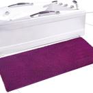 Tapete de banheiro Madeals Long Chenille Runner Purple