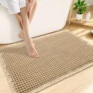 Tapete de Banheiro Smiry 76x51cm Macio Absorvente Antiderrapante Marrom Tapete de Banheiro Smiry 76x51cm Macio Absorvente Antiderrapante Marrom