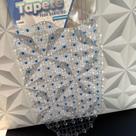 Tapete de banheiro transparente e azul antiderrapante retangular grande para adultos e crianças decorativo de borracha Tapete de banheiro transparente e azul antiderrapante retangular grande para adultos e crianças decorativo de borracha