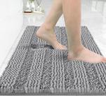 Tapete de banheiro Yimobra Extra Thick Super Absorvente 24x17cm Cinza