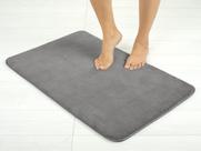 Tapete de banho American Soft Linen 53x81 cm Fluffy Foam Grey