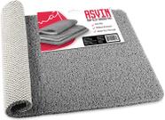 Tapete de banho Asvin Soft Textured 60x40cm PVC antiderrapante para chuveiro