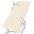 Tapete de banho BEMISO Tapete de banheira antiderrapante 95x40cm cinza TPE+PP