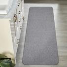 Tapete de banho Bosap Ultra Thin Bathroom Runner Rug cinza 53x120cm