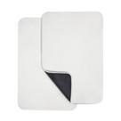 Tapete de banho Bosap Ultra Thin Rubber Bathroom branco 43x69cm, pacote com 2