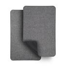 Tapete de banho Bosap Ultra Thin Rubber cinza escuro 43x69cm (pacote com 2)