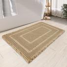 Tapete de banho BULULOM Upgrade Waffle Super Absorvente Marrom 60x90cm