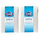Tapete de banho Clorox Cushioned Duck Brand 21x21cm branco, pacote com 2