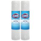 Tapete de banho Clorox Cushioned Duck Brand 43x91 cm branco, pacote com 2