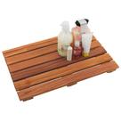 Tapete de banho em teca VaeFae Luxury Spa antiderrapante 50x33cm