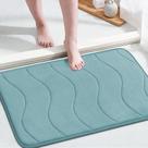 Tapete de banho Flamingo P Memory Foam Aqua Green 60x43cm