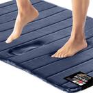 Tapete de banho GORILLA GRIP Memory Foam 30x20cm Azul marinho