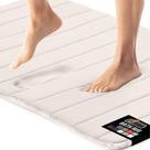 Tapete de banho GORILLA GRIP Memory Foam 60x43cm Creme Absorvente