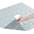Tapete de banho MeiMeide Non Slip Silicone Soft 60x60cm cinza