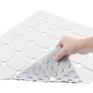 Tapete de banho MeiMeide Silicone antiderrapante 53x53cm branco
