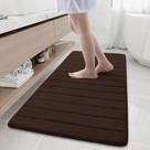 Tapete de banho Memory Foam Buganda 60x24cm ultramacio antiderrapante Tapete de banho Memory Foam Buganda 60x24cm ultramacio antiderrapante