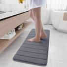 Tapete de banho Memory Foam Buganda Dark Grey 120x43cm