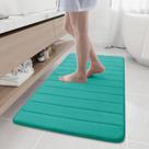 Tapete de banho Memory Foam Buganda Teal 120x60cm Ultra Soft Tapete de banho Memory Foam Buganda Teal 120x60cm Ultra Soft