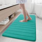 Tapete de banho Memory Foam Buganda Teal 150x60cm Ultra Soft Tapete de banho Memory Foam Buganda Teal 150x60cm Ultra Soft