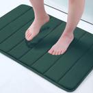 Tapete de banho Memory Foam Buganda Ultra Soft 60x40cm verde escuro