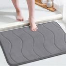 Tapete de banho Memory Foam Flamingo P Grey 60x43cm Tapete de banho Memory Foam Flamingo P Grey 60x43cm