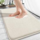 Tapete de banho Memory Foam OLANLY Thick 30x20cm Ivory