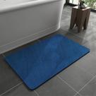 Tapete de banho MontVoo com suporte de borracha antiderrapante e absorvente de secagem rápida Tapete de banho MontVoo com suporte de borracha antiderrapante e absorvente de secagem rápida
