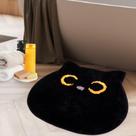 Tapete de banho NIGOWAYS Cute Cat Tapete de banheiro absorvente lavável
