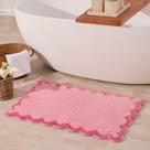 Tapete de banho ORTIGIA Cute Pink Scalopped Microfiber 50x80cm