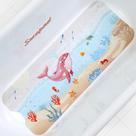 Tapete de banho para bebês Secopad Cartoon Non Slip 100x40cm Rosy Whale