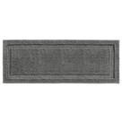 Tapete de banho Runner MDesign Hydra Collection 60x21cm Cinza Carvão