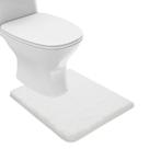 Tapete de banho Suchtale Bathroom Contour Rug antiderrapante branco 50x60cm