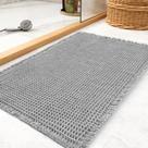 Tapete de banho, tapete, waffle, superabsorvente, antiderrapante, 45x75cm, Tchdio