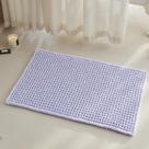 Tapete de banho TYUU Waffle Lavender Cream 76x51cm antiderrapante
