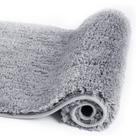 Tapete de banho Walensee antiderrapante absorvente de água cinza 40x60cm