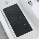 Tapete de banho Webos de silicone antiderrapante dobrável para banheira texturizada