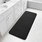 Tapete de banho Yimobra Bathroom Runner Memory Foam 140x60cm preto