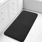 Tapete de banho Yimobra Long 44x24cm Memory Foam Black