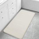 Tapete de banho Yimobra Long 44x24cm Super Soft Memory Foam Cream