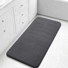Tapete de banho Yimobra Long Dark Grey Memory Foam 44x24cm