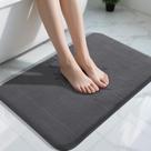 Tapete de banho Yimobra Memory Foam Super Soft 80x50cm cinza escuro Tapete de banho Yimobra Memory Foam Super Soft 80x50cm cinza escuro