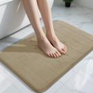 Tapete de banho Yimobra Memory Foam Super Soft 80x50cm Pale Khaki