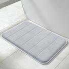 Tapete de banho Yimobra Memory Foam Super Soft Absorvente 60x43cm Prateado Tapete de banho Yimobra Memory Foam Super Soft Absorvente 60x43cm Prateado