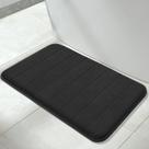 Tapete de banho Yimobra Memory Foam Super Soft Absorvente 80x50cm Preto