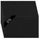 Tapete de bar Tioncy, 14 peças de borracha antiderrapante, 45 x 30 cm, preto