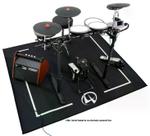 Tapete de Bateria Nagano Tech Medidas 1,60m X 1,40m exclusivo pra bateria Acústica ou eletrônica