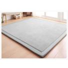Tapete de Berçário Loartee Coral Velvet 200x200cm Cinza