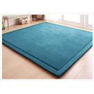 Tapete de berçário Loartee Coral Velvet 200x300cm azul para criança